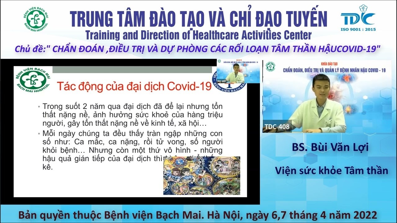 Các bài giảng chuyên khoa tâm thần của bệnh viện Bạch Mai