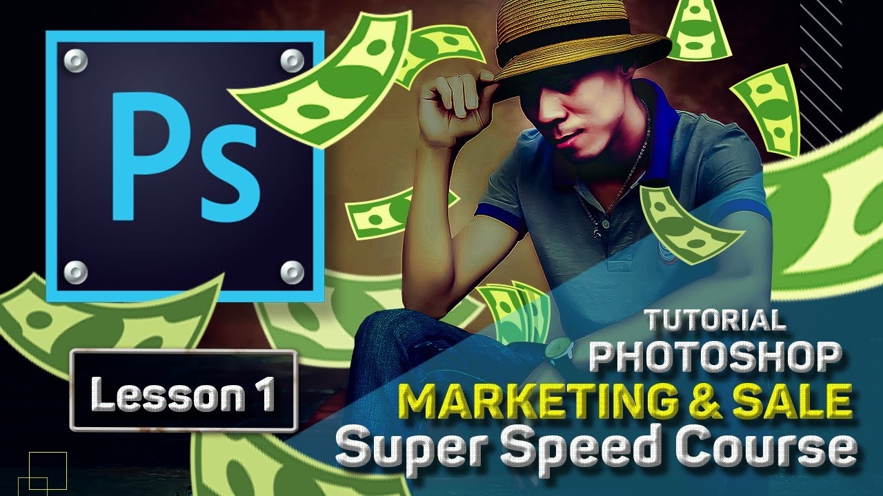 Photoshop for Online Marketing and Sales in 24 hours